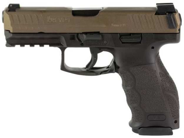 Picture of Heckler & Koch Vp9 9Mm 4.09" 2/17Rd Midngt Brz 81000798