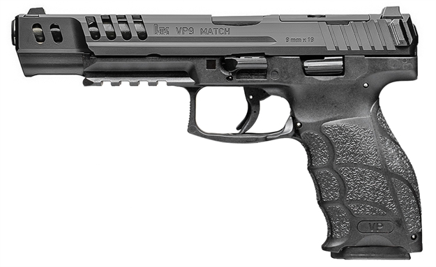 Picture of Heckler & Koch Vp9 Match Optics Ready 9Mm 5.51" Bbl FS 4-15Rd Blk IL Apv 81000935