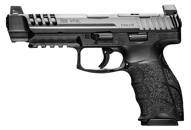 Picture of HK Vp9l-B Push Button O-Ready 9Mm 5" Bbl FS 2-10Rd Black!! 81000738 642230263598