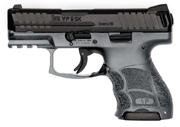 Picture of Heckler &Amp; Koch Heckler &Amp; Koch Vp9sk, 9Mm, 3.39" Barrel, 3-Dot Luminous Sights, Grey, (2) 10-Rd 81000099 642230262928