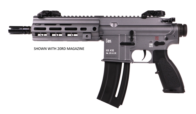 Picture of Heckler And Koch (Hk Usa) Hk416 Pistol 22Lr Grey 10Rd  # 81000599