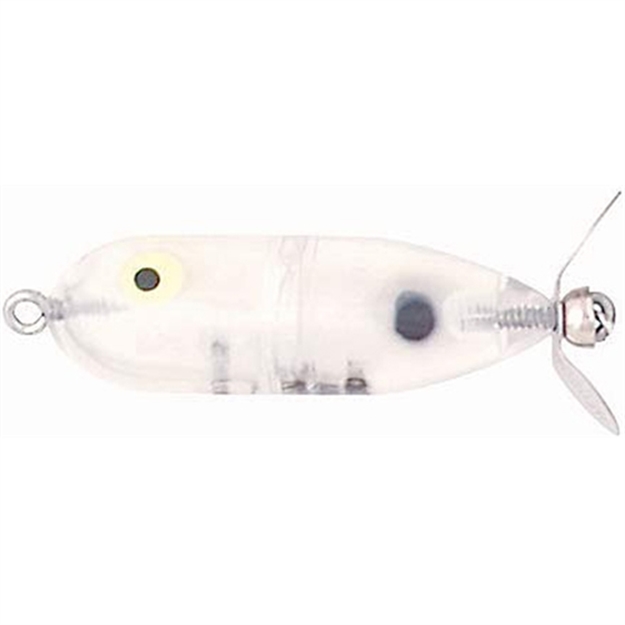 Picture of Heddon Baby Torpedo Topwater Prop Bait, 2 1/2", 3/8 Oz, Clear, Floating X0361C