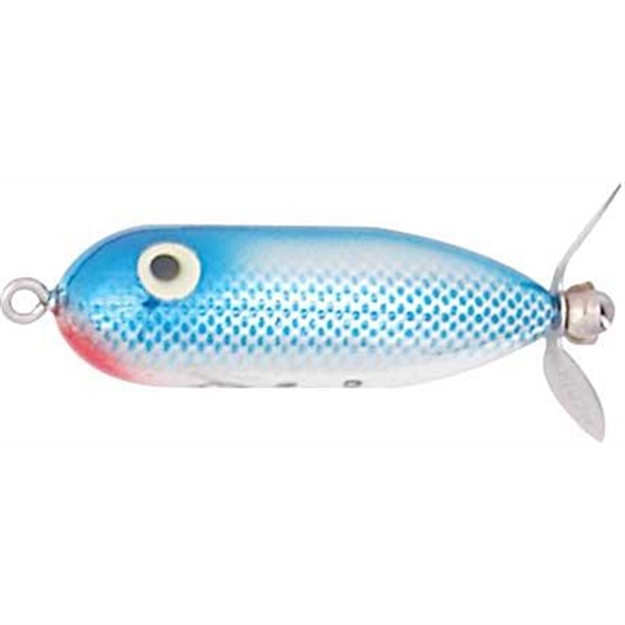 Picture of Heddon Baby Torpedo Topwater Prop Bait, 2 1/2", 3/8 Oz, Blue Shiner, Floating X0361NPB