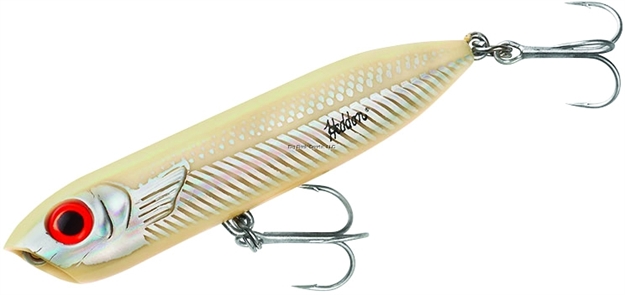 Picture of Heddon Chug'n Spook Jr. Topwater Bait, 3 1/2", 1/2 Oz, Bone/Silver, Floating