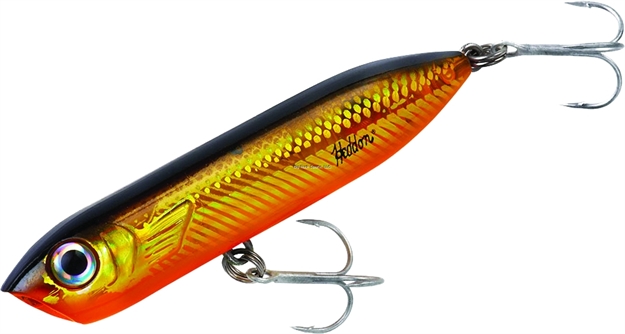 Picture of Heddon Chug'n Spook Jr. Topwater Bait, 3 1/2", 1/2 Oz, Gold Shiner, Floating