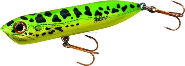 Picture of Heddon Chug'n Spoon Jr, 3 1/2", 1/2 Oz, G Finish Bullfrog, Floating