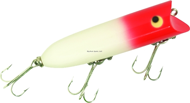 Picture of Heddon Lucky 13 Popper, 3 3/4", 5/8 Oz, Red Head, Floating