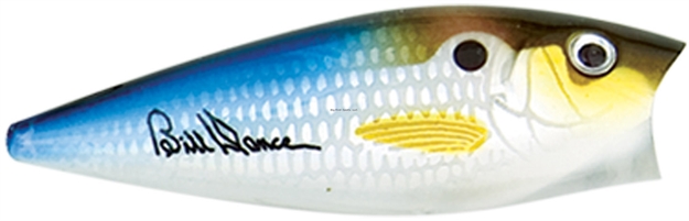 Picture of Heddon Pop'n Image Jr. Topwater Bait, 2 3/8", 5/16 Oz, Threadfin Shad