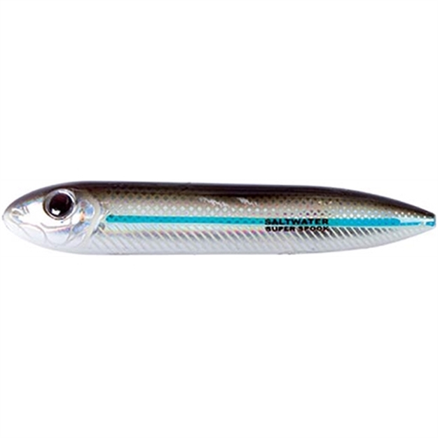 Picture of Heddon Super Spook Topwater Bait, 5", 7/8 Oz, Silver Mullet, Floating X9256SM