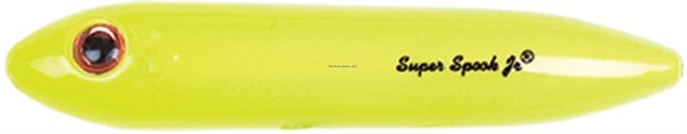 Picture of Heddon Super Spook Jr. Topwater Bait, 3 1/2", 1/2 Oz, Chartreuse, Floating