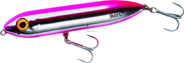 Picture of Heddon Super Spook Jr. Topwater Bait, 3 1/2", 1/2 Oz, Chrome/Pink, Floating
