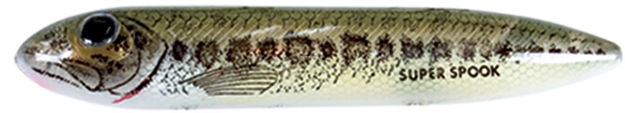 Picture of Heddon Super Spook Jr. Topwater Bait, 3 1/2", 1/2 Oz, Flrida Bass, Floating