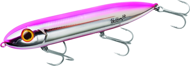 Picture of Heddon Super Spook Topwater Bait, 5", 7/8 Oz, Chrome/Pink, Floating