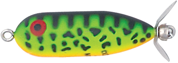 Picture of Heddon Teeny Torpedo Topwater Prop Bait, 1 1/2", 1/8 Oz, Green Crawdad, Floating