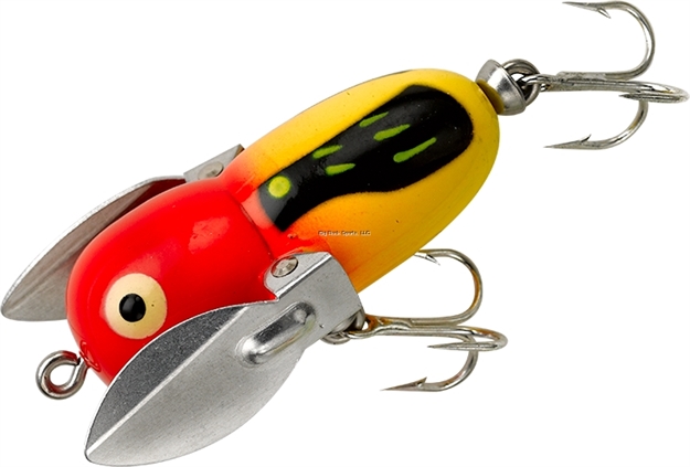 Picture of Heddon Tiny Crazy Crawler, 1 3/4", 1/4 Oz, Yellow Hornet