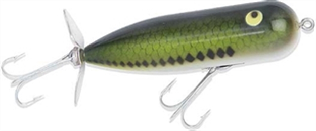 Picture of Heddon Tiny Torpedo Topwater Prop Bait, 1 7/8", 1/4 Oz, Leopard Frog, Floating X0360NF