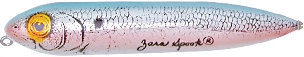 Picture of Heddon Zara Spook Topwater Bait, 4 1/2", 3/4 Oz, Blue Shad, Floating