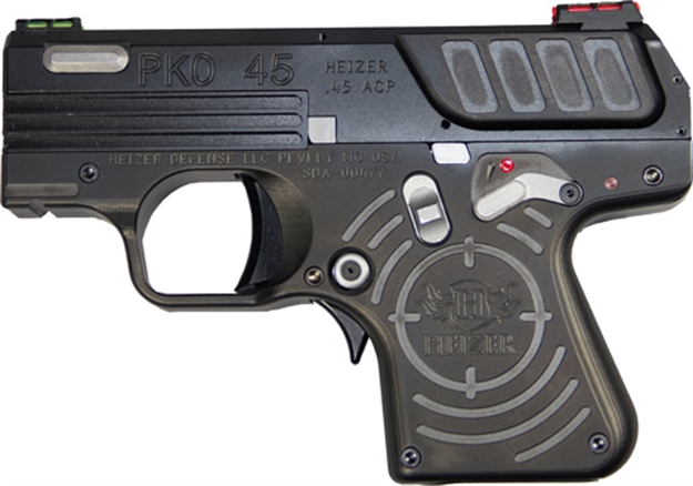Picture of Heizer Def. Pko-45 Semi-Auto .45Acp 1-7Rd 1-5Rd Jet Black CKH45JTBLK 858912007064