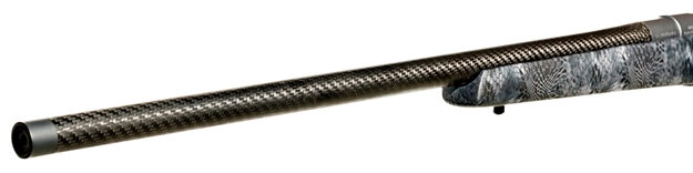 Picture of  Helix 6 B308101200265 Carbon Fiber Barrel Blank 26" Black Finish 416R Stainless Steel Material With .308" Diameter, Button Rifling & 1:10" Twist For Rifles