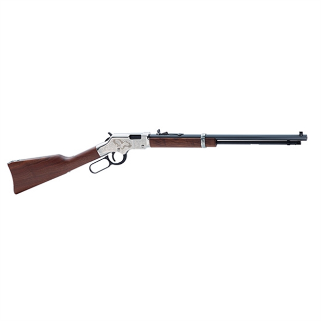 Picture of  Henry H004se2 Golden Boy Silver Eagle 2Nd Edition Lever Action 22 Short,Long,Lr 16 Lr/21 Short 20" Octagon Barrel Nickel Plated American Walnut Right Hand 619835016393