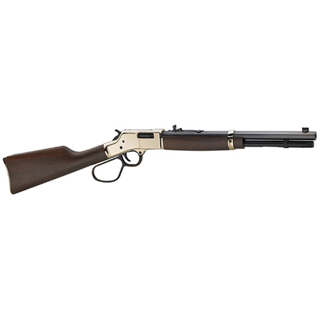 Picture of  Henry H006mr41 Big Boy Carbine Full Size 41 Rem Mag 7+1 16.50" Blued Octagon Barrel, Brass Polished Brass Receiver, American Walnut Wood Stock Right Hand 619835060440