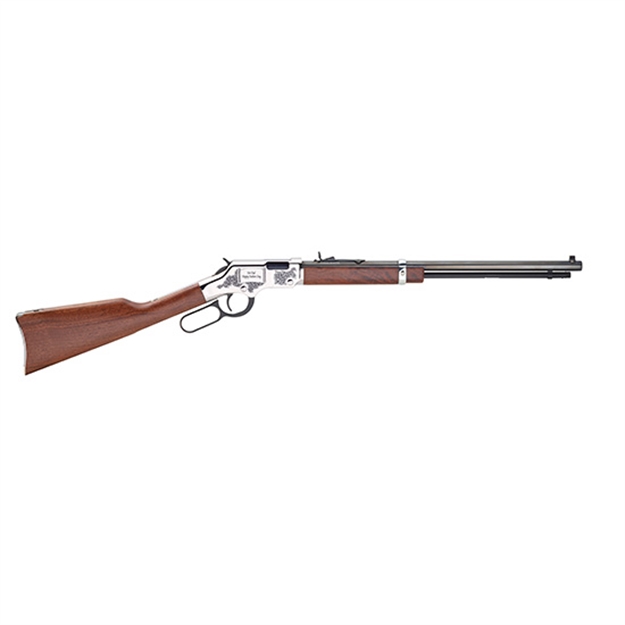 Picture of  Henry H004sfd Golden Boy Fathers Day Full Size 22 Long/22 Lr/22 Short, 16 Lr/21 Short, 20" Blued Octagon Barrel Nickel-Plated Steel Receiver American Walnut Right Hand