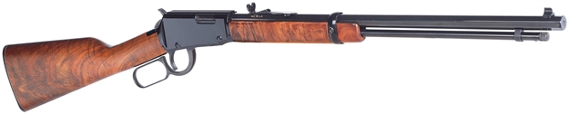 Picture of  Henry H001t Frontier  22 LR 16 Lr/21 Short 20" Octagon Barrel, Black Metal Finish & American Walnut Stock 619835011008