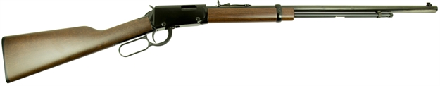 Picture of  Henry H001tlb Frontier  22 Short Caliber With 16 Lr/21 Short Capacity, 24" Barrel, Black Metal Finish & American Walnut Stock Right Hand