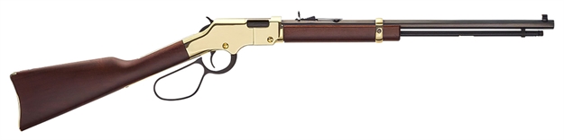 Picture of  Henry H004ml Golden Boy Large Loop 22 Wmr Caliber With 12+1 Capacity, 20.50" Blued Barrel, Brasslite Metal Finish & American Walnut Stock Right Hand (Full Size) 619835044013