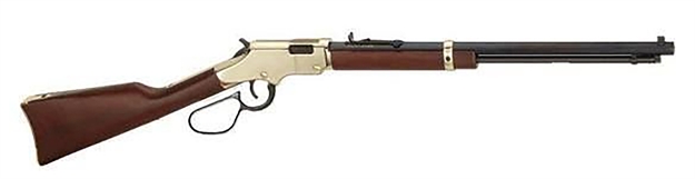 Picture of  Henry H004vl Golden Boy Large Loop 17 Hmr 12+1 20" American Walnut Brass Right Hand