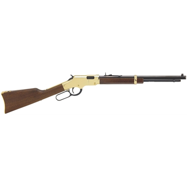Picture of  Henry H004y Golden Boy  Youth 22 Short/ 22 Long/ 22 LR 12 Lr/16 Short Capacity, 17" Barrel, Brasslite Metal Finish, American Walnut Stock, Right Hand