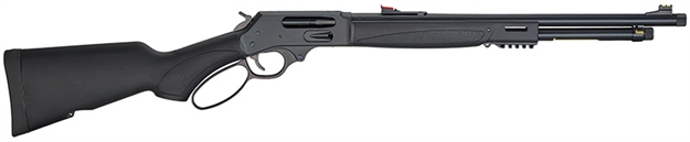 Picture of  Henry H010x X Model  Full Size 45-70 Gov 4+1 19.80" Blued Steel Barrel, Blued Steel Receiver, Black Synthetic Stock Ambidextrous 619835100139