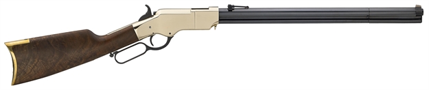 Picture of  Henry H011r Original Rare Carbine Full Size 44-40 Win 10+1 20.50" Blued Octagon Barrel, Brass Polished Brass Receiver, Fancy American Walnut Wood Stock Right Hand 619835110022