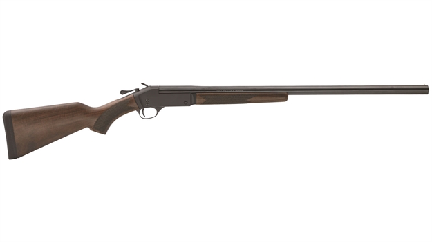 Picture of  Henry H01512 Single Shot  12 Gauge With 28" Barrel, 3.5" Chamber, 1Rd Capacity, Blued Steel Finish & American Walnut Stock Right Hand (Full Size) 619835400062