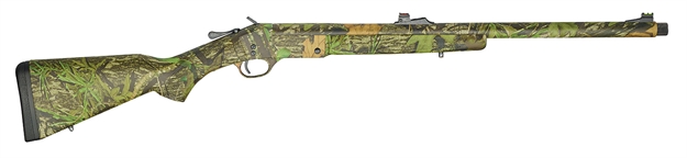 Picture of  Henry H015t12 Turkey  Full Size 12 Gauge Break Open 3.50" 1Rd 24" Mossy Oak Obsession Single Shot Barrel & Drilled & Tapped Steel Receiver, Fixed Mossy Oak Obsession Wood Stock, Right Hand