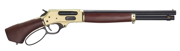 Picture of  Henry H018bah410 Axe  410 Bore 5+1 15.14" Blued Barrel, Fixed American Walnut