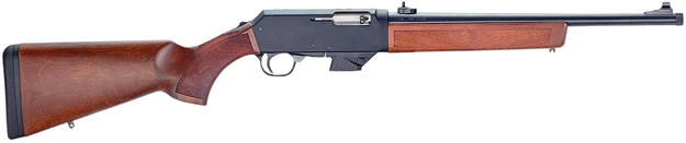 Picture of Henry H027h9s Homesteader W/Sig/S&W Mag Well Adapter 9Mm Luger 10+1 16.37" Blued Steel Threaded Barrel, Black Anodized Aluminum Drilled & Tapped Receiver, American Walnut Wood Fixed, Ambidextrous H027-H9S