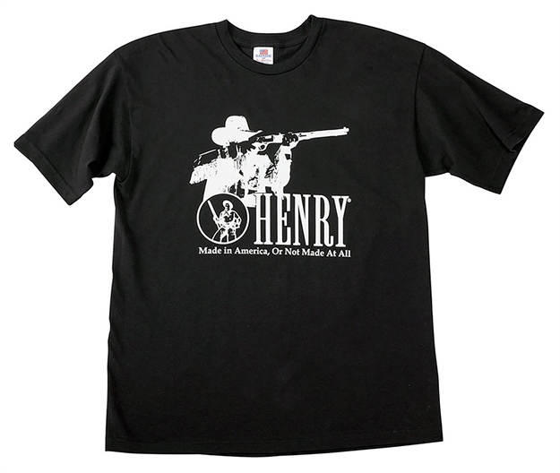 Picture of Henry Hts014xxl Cowboy T-Shirt Black 2Xl Short Sleeve