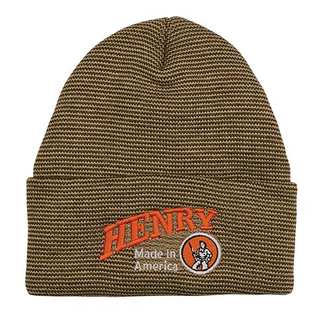 Picture of Henry Hvc014t Winter Cap  Knit Taupe/Orange Beanie Osfa