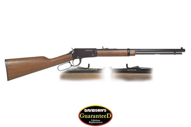 Picture of  Henry H001t Frontier  22 LR 16 Lr/21 Short 20" Octagon Barrel, Black Metal Finish & American Walnut Stock
