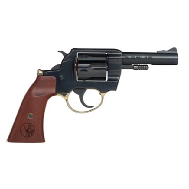 Picture of  Henry H017gdm Gunfighter  357 Mag/38 Special 6Rd 4" Blued Steel Barrel, Blued Cylinder, Blued Polished Steel Frame, Walnut Gunfighter Grip Transfer Bar Safety 619835400710