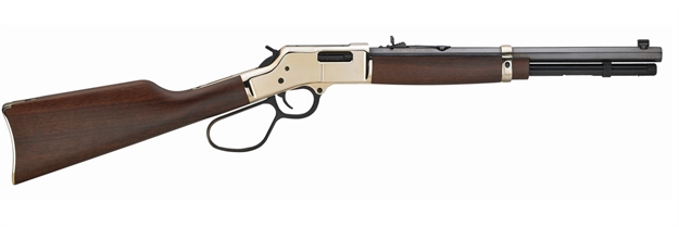 Picture of  Henry H006mr327 Big Boy Carbine Full Size 327 Federal Mag 7+1 16.50" Blued Octagon Barrel, Brass Polished Brass Receiver, American Walnut Wood Stock Right Hand 619835060433
