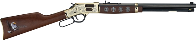 Picture of Henry Repeating Arms Eagle Scout .44Mag 20" Trib Edition Bluedwlnt H006GES