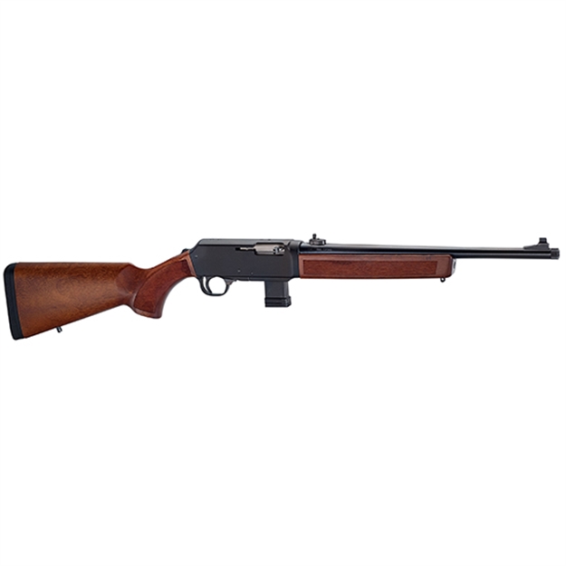 Picture of Henry H027h9 Homesteader  9Mm Luger 10+1 16.37" Blued Steel Threaded Barrel, Black Anodized Drilled & Tapped Aluminum Receiver, American Walnut Fixed Wood Stock, 2-Piece Grip, Ambidextrous H027-H9