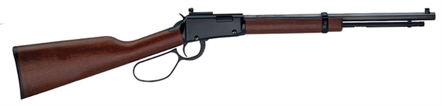 Picture of  Henry H001tmlp Small Game Carbine 22 Wmr Caliber With 9+1 Capacity, 17" Barrel, Black Metal Finish & American Walnut Stock Right Hand (Full Size) 619835011091
