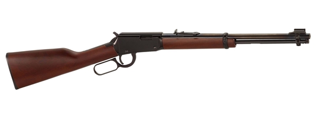 Picture of Henry Youth Lever Rifle 22 Lr, Ambi, 16.125 In, Blued, Wood Stk, 12+1 Rnd H001Y 619835003003