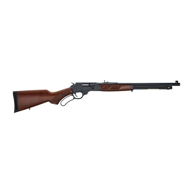 Picture of Henry H018g410r Side Gate  Full Size 410 Bore Lever 2.50" 6+1 19.75" Blued Steel Barrel, Blued Drilled & Tapped Steel Receiver, Fixed American Walnut Stock, Right Hand H018G-410R