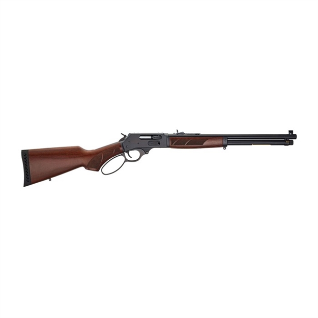 Picture of  Henry H010g Side Gate  Full Size 45-70 Gov 4+1 18.43" Blued Steel Barrel, Blued Steel Receiver, American Walnut Stock Right Hand 619835100146
