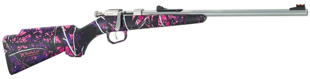 Picture of Henry Mini Bolt Youth Bolt Rifle 22 Lr, Rh, 16.25 In, Stainless Steel, Syn Stk, 1 Rnd, Std Trgr H005MG