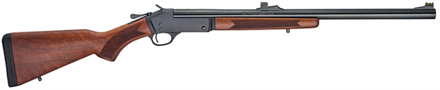 Picture of  Henry H01512s Single Shot  12 Gauge With 24" Rifled Slug Barrel, 3" Chamber, 1Rd Capacity, Blued Metal Finish & American Walnut Stock Right Hand (Full Size)